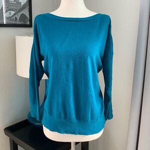 Banana Republic knit blouse boat neck 3/4 sleeves sz med/large